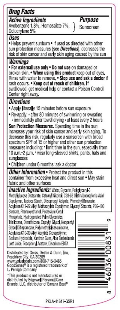Goodsense Sport Sunscreen Spf 30 Back (Goodsense Sport Sunscreen Spf 30 Back)